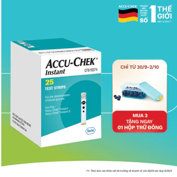 Hộp 25 Que Thử Đường Huyết ACCU-CHEK Instant