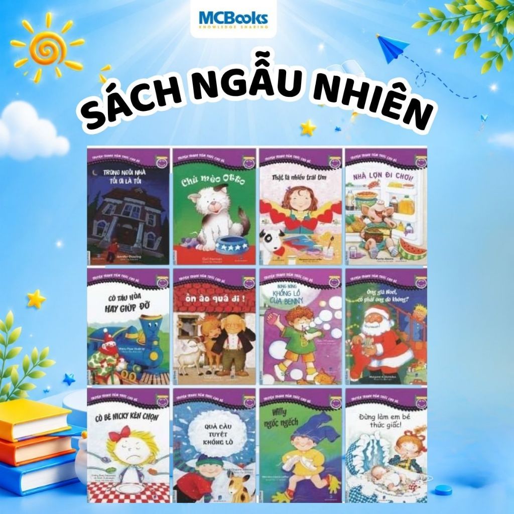 2 Cuốn Ngẫu Nhiên Truyện Tranh Tiềm Thức Cho Bé