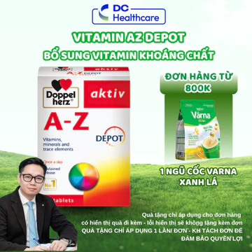 Vitamin Tổng Hợp AZ Depot - Bổ Sung Vitamin Và Khoáng Chất Giúp Tăng Sức Đề Kháng (30V)