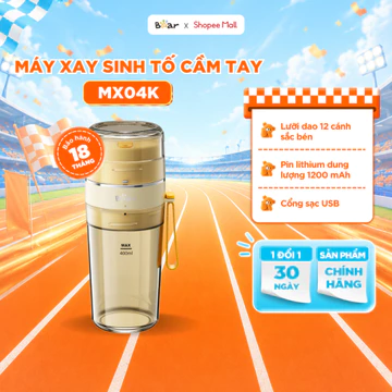 Máy Xay Sinh Tố BEAR Máy Xay Sinh Tố Cầm Tay Máy Xay Máy Xay Cầm Tay Máy Xay Đa Năng Máy Xay Sinh Tố Mini - SB-MX04K