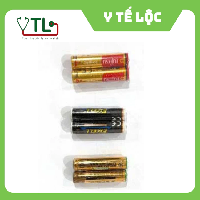 Combo 4 viên pin AAA chuyên dùng trong máy đo huyết áp , máy đo đường huyết ( giao ngẫu nhiên )