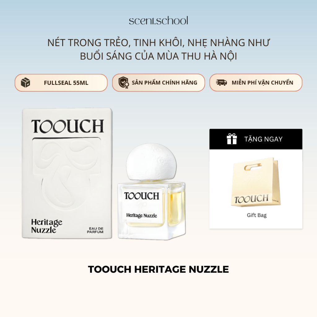 Nước Hoa Fullseal Toouch Heritage Nuzzle EDP | 55ml | Nước Hoa Unisex | Scent.school Perfume