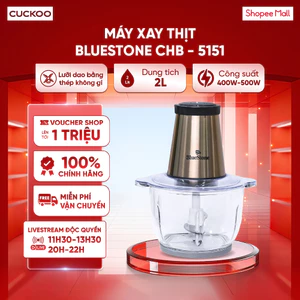 Máy xay thịt Bluestone CHB - 5151 - Công suất 350W - Cối thủy tinh 2 lít