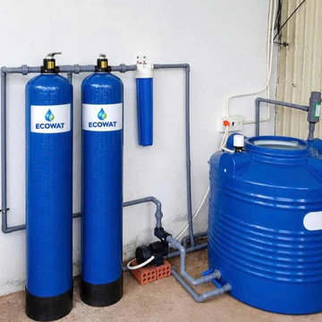 Cột lọc thô Composite 1054 full vật liệu lọc.(7 tầng vật liệu lọc)