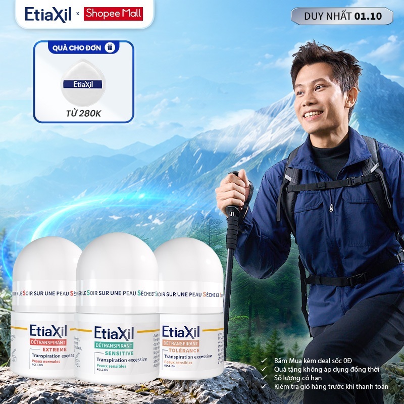 Lăn Khử Mùi Và Ngăn Mồ Hôi Dòng Chuyên Sâu Etiaxil 15ml