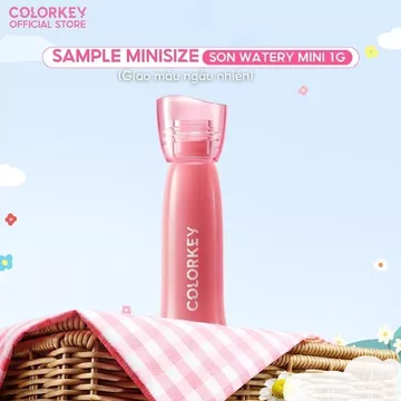 [QUÀ TẶNG KHÔNG BÁN] Son Watery Tint Mini COLORKEY| Son Lì Không Dính Cốc, Không Trôi 1g