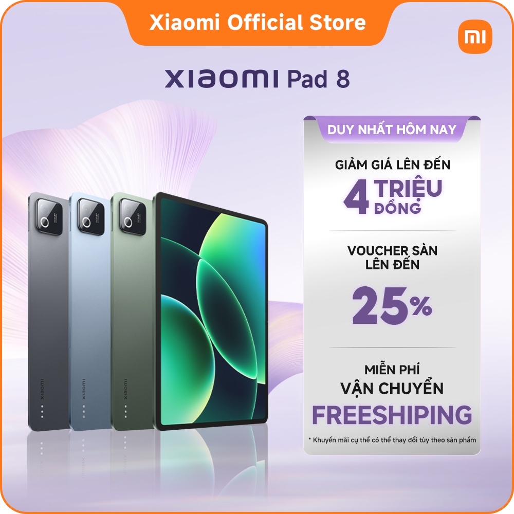 (Livestream) Máy tính bảng Xiaomi Pad 8 (8+256GB|8+128GB)| Pin 9200mAh (typ)| Màn hình 3.2K 144Hz | BigBuy360 - bigbuy360.vn