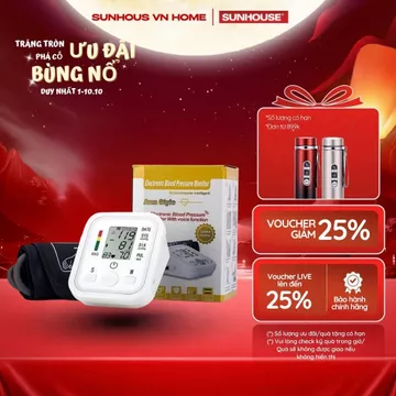 Máy Đo Huyết Áp Nhịp Tim Điện Tử Bắp Tay Tự Động Phiên Bản Cao Cấp Chuẩn Xác - HAT
