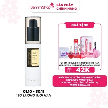 COSRX Kem dưỡng mắt Advanced Snail Peptide Eye Cream 25ml