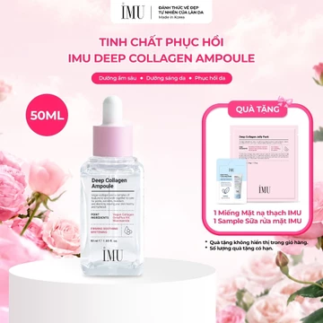 Tinh Chất Serum Phục Hồi IMU Deep Collagen Ampoule Cấp Ẩm Sâu Đa Tầng & Phục Hồi Da Tổn Thương 50ml