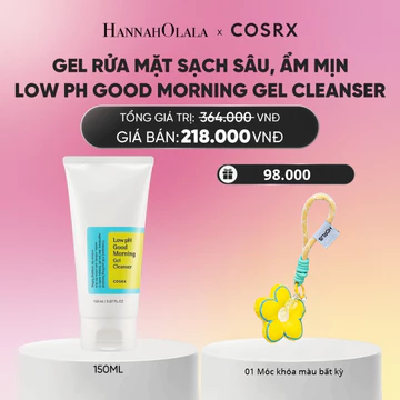 [Hannah Olala] COSRX Sữa rửa mặt Low pH Good Morning Gel Cleanser 150ml