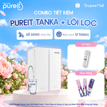 [LẮP ĐẶT 0Đ | COMBO] Máy lọc nước Pureit Tanka + Lõi lọc PCM
