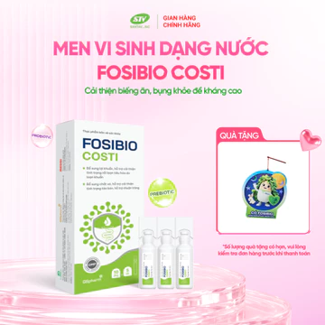 Men vi sinh FOSIBIO COSTI - Hỗ trợ tiêu hóa, tăng lợi khuẩn, bổ sung chất xơ