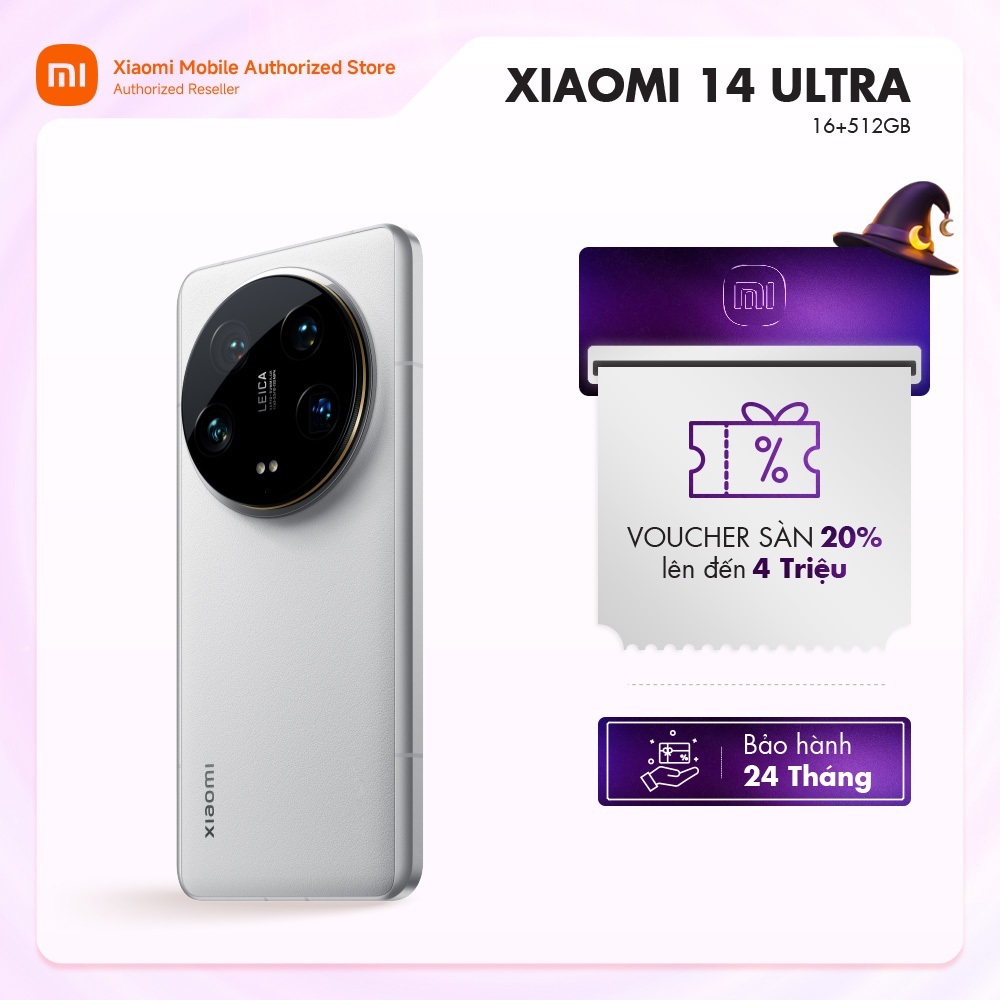 Điện thoại Xiaomi 14 Ultra (16+512GB) | Màn hình 6.73" WQHD+ AMOLED | Camera Leica | Snapdragon® 8Gen2