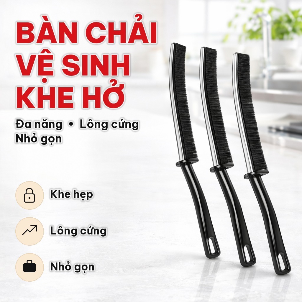 (COMBO 5) BÀN CHẢI VỆ SINH KHE HỞ - Làm Sạch Hiệu Quả Mọi Ngóc Ngách Khó Tiếp Cận