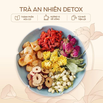 Trà Dưỡng Nhan An Nhiên Detox 7 vị – Trà Hoa Thảo Mộc Thanh Nhiệt, Giải Độc Mát Gan, Ngủ Ngon Đẹp Da