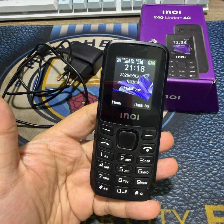 Thanh Lý Điện Thoại 4G inoi 240 CŨ có trầy xước - có VOLTE Xài sim Viettel,Vina,Mobi ok còn bảo hành Fullbox | BigBuy360 - bigbuy360.vn
