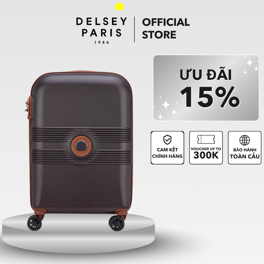 Vali kéo Flanerie SE - Delsey Paris cao cấp bảo hành chính hãng quốc tế