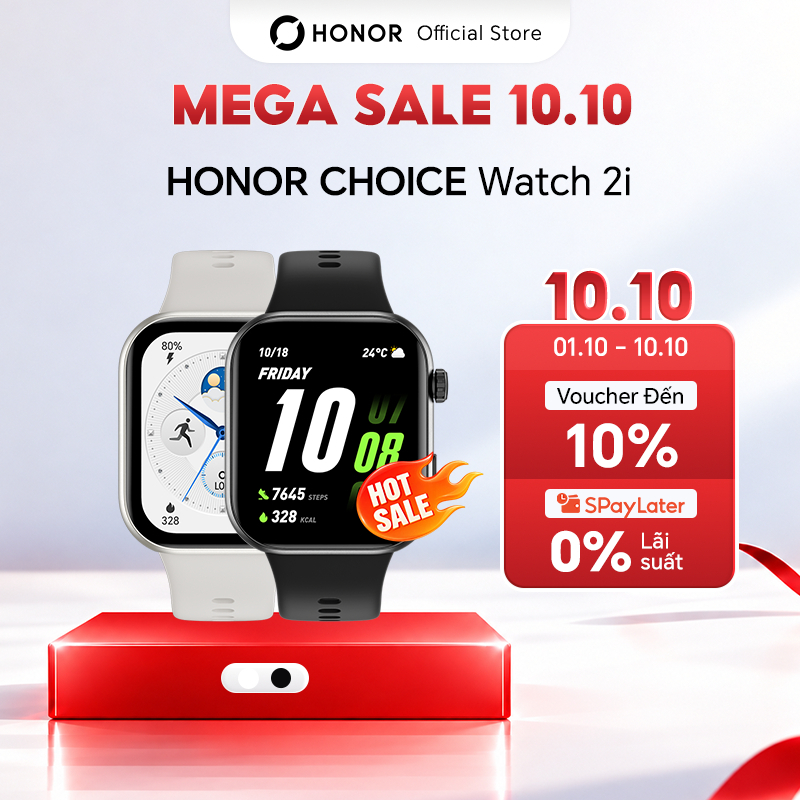 Đồng Hồ Thông Minh HONOR Choice Watch 2i | Màn hình  1.85 " AMOLED, Pin 14 ngày