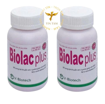 Men vi sinh Biolac plus lọ 100 viên, Bổ Sung Lợi Khuẩn, Tăng Cường Chức Năng Tiêu Hoá (lọ/100V) )