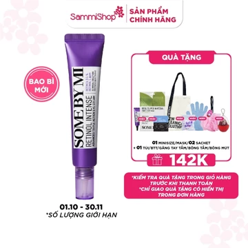 Some By Mi Kem dưỡng mắt Retinol Intense Advanced Triple Action Eye Cream 30ml