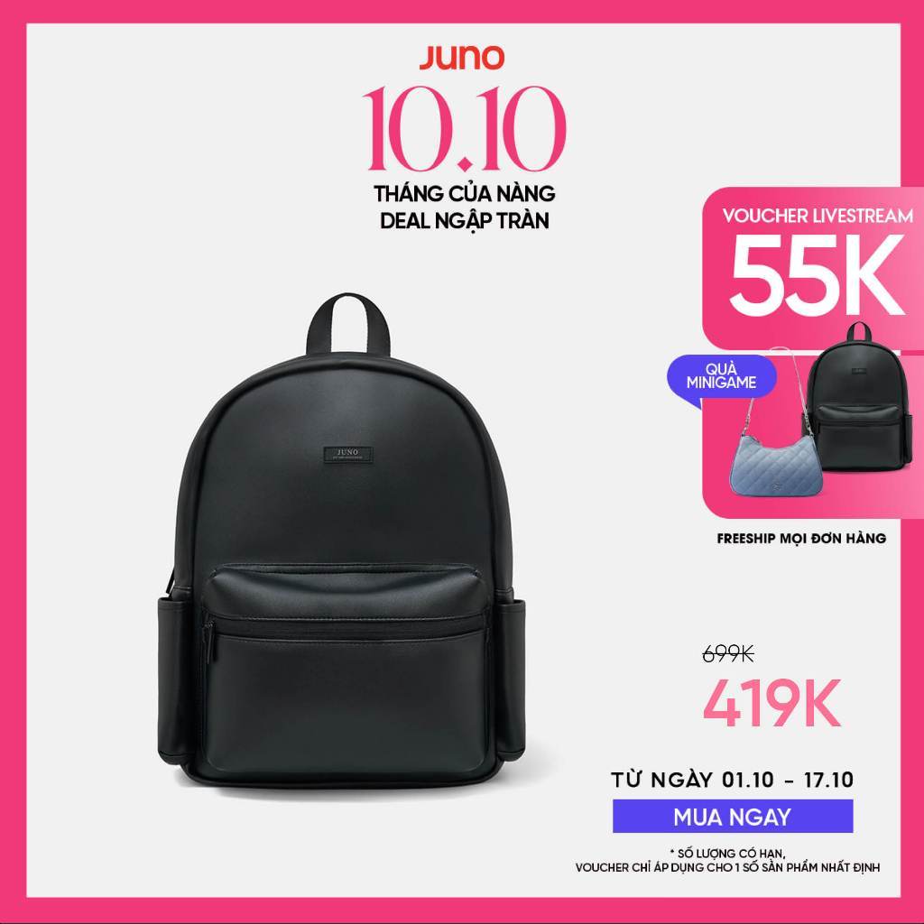 Balo Nữ Thời Trang JUNO Unisex Có Ngăn Đựng Laptop BL173