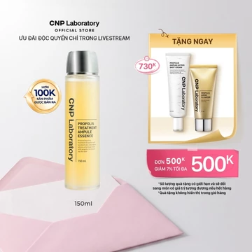 [CNP Laboratory Official x KOL] Toner keo ong phục hồi làn da CNP Propolis Treatment Ampule Essence 150ml (live)