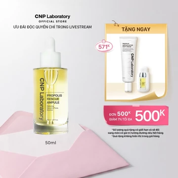 [CNP Laboratory Official x KOL] Tinh chất keo ong cho da dầu phục hồi làn da CNP Propolis Rescue Ampule 50ml