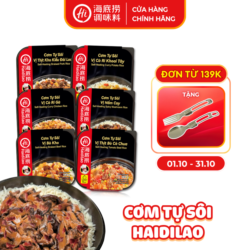 Cơm Và Lẩu Tự Sôi Haidilao Bữa Ăn Tiện Lợi Đủ Chất Cho Dân Văn Phòng, Sinh Viên