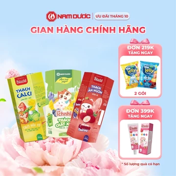 Thạch Ích Nhi chất xơ hương xoài, việt quất Hộp 21 túi x 30 gr bổ sung chất xơ hòa tan Orafti P95