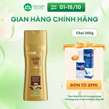 Dầu gội dược liệu Nguyên Xuân Bồng Bềnh 250ml KM 25ml - Dành cho tóc dầu bết