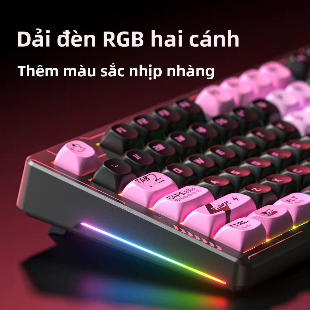 Bàn phím cơ Lingbao K98 | Lingbao K98 Pro - Hotswap, Gasket Mount, LED RGB, 3 Mode Kết Nối (Chính Hãng) | BigBuy360 - bigbuy360.vn