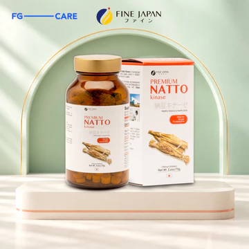 [DATE 1/2027] Viên Uống Natto Kinase Nhật Bản Hỗ Trợ Giúp Tan Cục Máu Đông - Fine Japan Natto Kinase 300 Viên