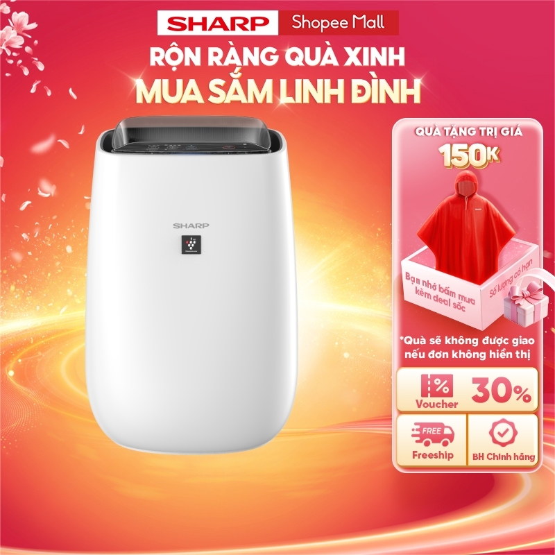 Máy Lọc Không Khí Sharp FP-J40E-W - Hàng Chính Hãng