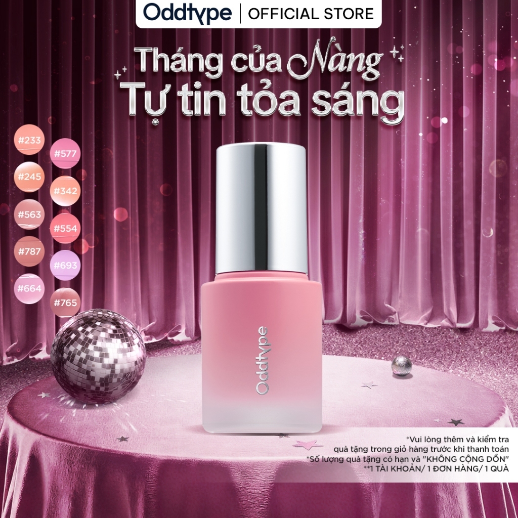 [ODDTYPE VN] 15g Má Hồng Kem Oddtype So Touchable Water Blush - Phấn Má Dạng Nước Hiệu Ứng Trong Trẻo, Tự Nhiên