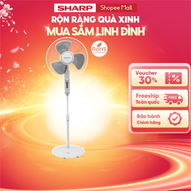 Quạt Đứng Sharp PJ-S40MV-LG -Sản xuất tại Việt nam