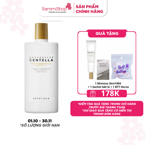 Skin1004 Kem chống nắng Madagascar Centella Air-Fit SunCream Plus 50ml