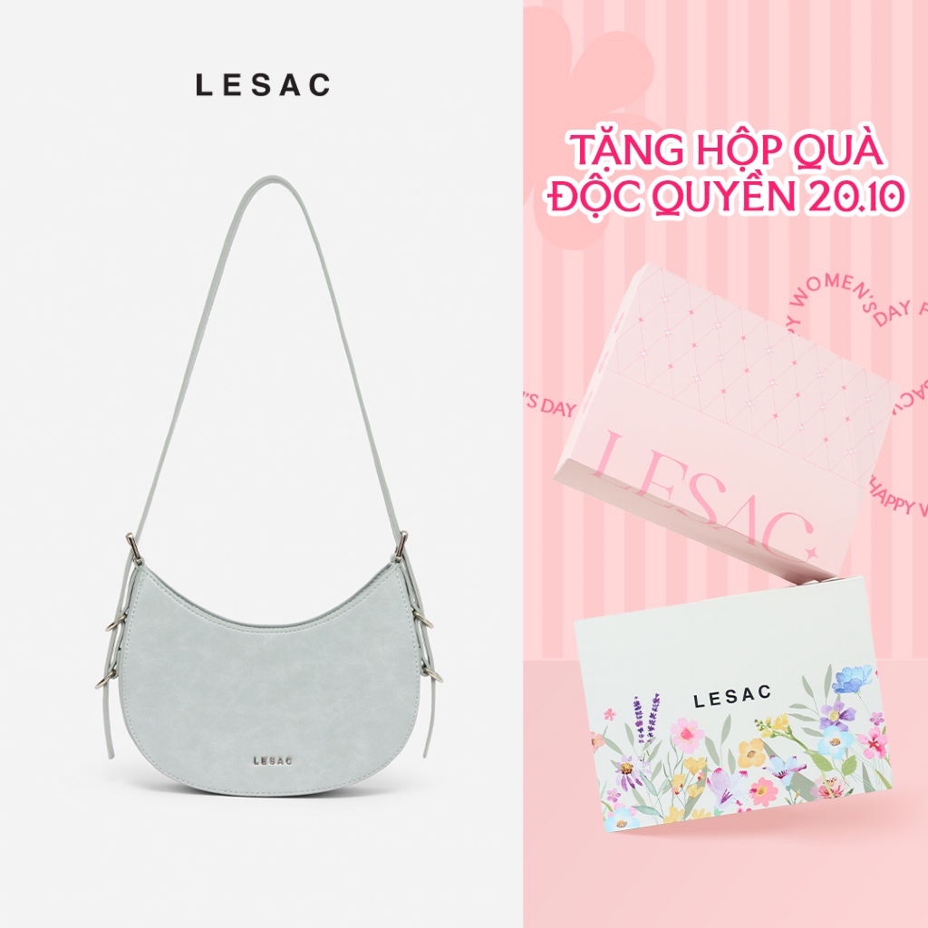 [MUA TÚI TẶNG HỘP 20.10] Túi đeo vai nữ LESAC Charis Bag (06 màu sắc)