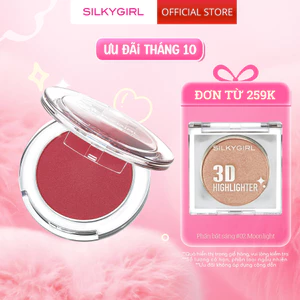 [New Arrival] Phấn Má Hồng Mịn Lì SILKYGIRL Bouncy Blush - 5g