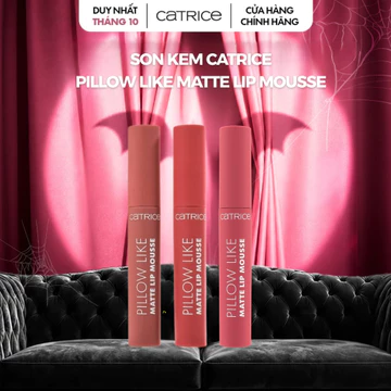 Son kem Catrice Pillow Like Matte Lip Mousse ẩm mịn lì làm mờ rãnh môi