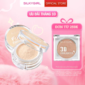 [New Arrival] Phấn Phủ Dạng Bột Kiềm Dầu Silkygirl Fix It Setting Powder - 01 Translucent Matte 8g