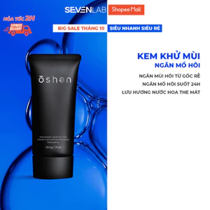 Kem khử mùi hôi nách, hôi chân, cơ thể cho nam giới Oshen Japan kháng khuẩn 50g