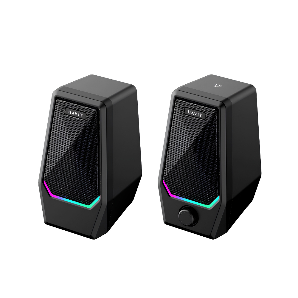 Loa Vi Tính Havit SK768 10W 2.0 | LED RGB | USB 5V + AUX 3.5mm | Loa PC Laptop Gaming | BigBuy360 - bigbuy360.vn
