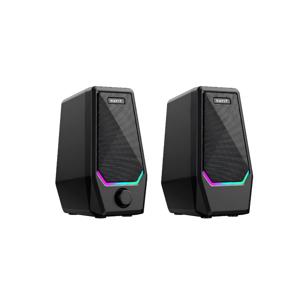 Loa Vi Tính Havit SK768 10W 2.0 | LED RGB | USB 5V + AUX 3.5mm | Loa PC Laptop Gaming | BigBuy360 - bigbuy360.vn