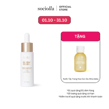 Tinh Chất Vitamin C Cải Thiện Xỉn Màu Da Zakka Naturals GlowFruit + Brightening Radiance Concentrate Serum