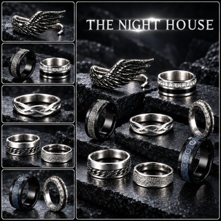 Titanium Steel Ring by The Night House
