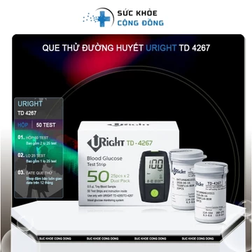 Que thử đường huyết (dùng cho máy đo đường huyết cá nhân U-Right TD 4267 , 4265 )