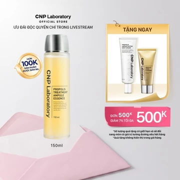 [CNP Laboratory Official x Lucie] Toner keo ong phục hồi làn da CNP Propolis Treatment Ampule Essence 150ml (live)