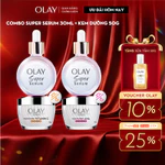 [LS] Combo 2 Super Serum OLAY 5 Dưỡng Chất Trong 1 30ml Và Kem Dưỡng Ẩm OLAY LUMINOUS NIACINAMIDE + VITAMIN C 50G — ảnh 1