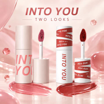 Nữ Chính INTO YOU son môi Son Dưỡng Môi Son Bùn Son Bóng Son tint Son Bùn Đa Năng 2 trong 1 dùng cho Mắt và Môi